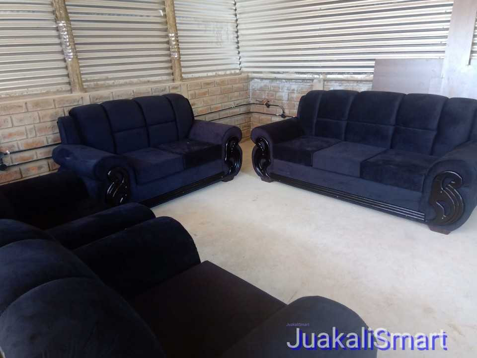 Suade Seven Seater Sofa Set, Metal Sofa Set Designs In Kenya